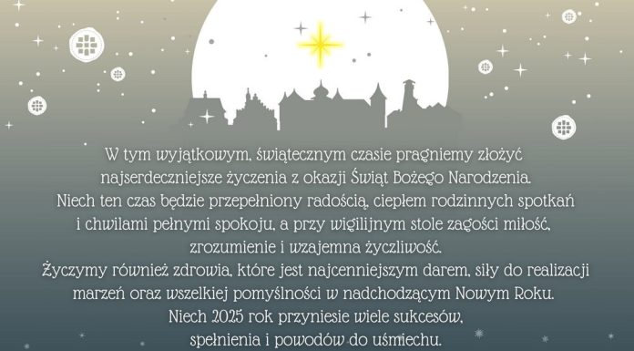 Życzenia dla Czytelników od władz Powiatu Bocheńskiego