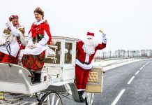 Obwodnica Szczurowej otwarta dla kierowców. Pierwszy przejechał nią… Święty Mikołaj – ZDJĘCIA