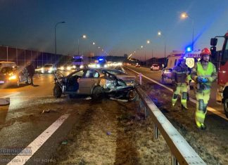 Wypadek na A4 w Mokrzyskach: utrudnienia w ruchu w kierunku Krakowa i Rzeszowa