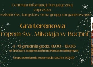 CIT zaprasza na grę terenową „Tropem św. Mikołaja w Bochni”