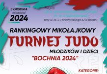 Bochnia. W niedzielę Mikołajkowy Turniej Judo Młodzików i Dzieci