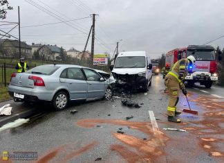 🔴 Wypadek w Łapczycy. Droga DK94 całkowicie zablokowana