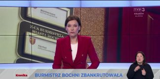 TVP Kraków: „Burmistrz Bochni zbankrutowała”