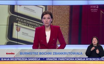 TVP Kraków: „Burmistrz Bochni zbankrutowała”