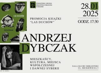 Biblioteka. Spotkanie z Andrzejem Dybczakiem, autorem książki „Las duchów”