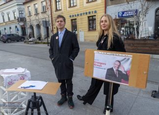 Bochnia. Na Rynku zbierano podpisy dla Grzegorza Brauna