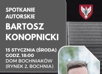 Dom Bochniaków. Spotkanie autorskie z poetą Bartoszem Konopnickim