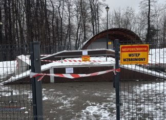 Skatepark „wyłączony z użytkowania”. Dziś sprawdzał go nadzór budowlany