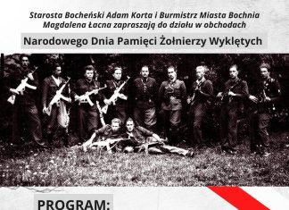 Narodowy Dzień Pamięci „Żołnierzy Wyklętych”. Uroczystość w Bochni – PROGRAM
