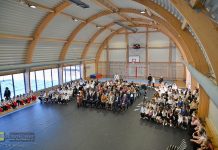 Gmina Brzesko. Otwarcie hali sportowej w Porębie Spytkowskiej – ZDJĘCIA