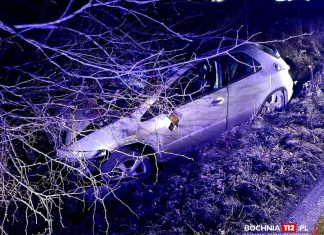 Groźnie wyglądająca kolizja w Cikowicach