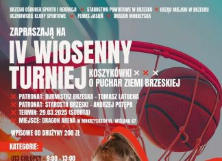 IV Wiosenny Turniej Koszykówki o Puchar Ziemi Brzeskiej już 29 marca