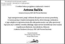 ▪ Kondolencje od władz Powiatu Bocheńskiego