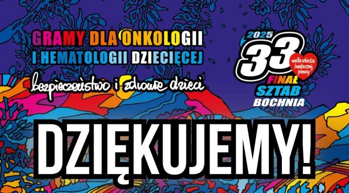 WOŚP. Podziękowania od sztabu Bochnia – na tę chwilę mają już ponad 196 tys. złotych!