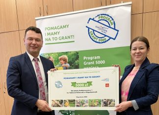Szkoła Podstawowa nr 1 im. Tadeusza Kościuszki z Niepołomic została beneficjentem programu Grant 5000