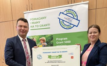 Szkoła Podstawowa nr 1 im. Tadeusza Kościuszki z Niepołomic została beneficjentem programu Grant 5000