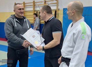Judo. Stopień mistrzowski 2 dan dla trenera Grzegorza Maja