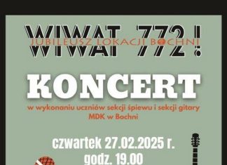 MDK. Koncert na urodziny Bochni. Wystąpią uczniowie i instruktorzy sekcji