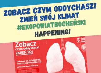 Bochnia. We wtorek happening „Zobacz czym oddychasz!”