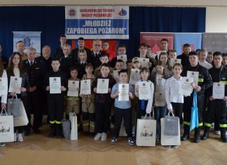 Jubileuszowy turniej pożarniczy. Młodzież sprawdziła swoją wiedzę – ZDJĘCIA