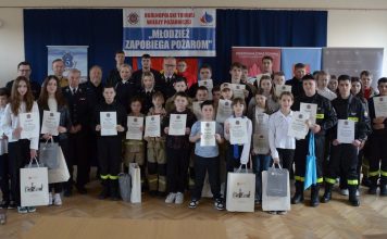 Jubileuszowy turniej pożarniczy. Młodzież sprawdziła swoją wiedzę – ZDJĘCIA