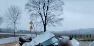 Wypadek drogowy w Rdzawie – w zdarzeniu uczestniczył wójt gminy Trzciana