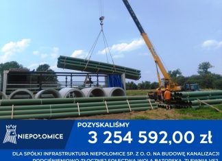 Ponad 3,2 mln zł dofinansowania dla Gminy Niepołomice na inwestycję w Woli Batorskiej