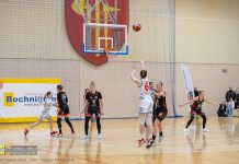 💥🔥 Pewna wygrana Contimax MOSiR w pierwszym meczu ćwierćfinałowym. Siedem „trójek” Małgorzaty Zuchory! – ZDJĘCIA, WIDEO