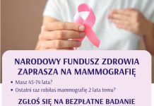 NFZ zaprasza mieszkanki powiatu bocheńskiego na bezpłatną mammografię