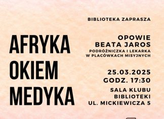 Biblioteka w Bochni. We wtorek spotkanie z Beatą Jaros „Afryka okiem medyka”