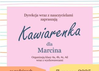 Bochnia. W piątek charytatywna „Kawiarenka dla Marcina”