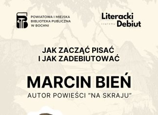 Biblioteka w Bochni. We wtorek spotkanie autorskie z Marcinem Bieniem
