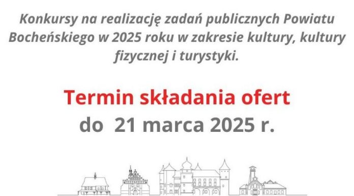 Powiat Bocheński. 192 tys. zł na kulturę, sport i turystykę