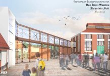 Bochnia. Nowe plany przebudowy Starej Warzelni. Przeszklona przewiązka i przestrzeń handlowa – WIZUALIZACJE