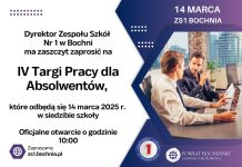IV Targi Pracy w bocheńskim „Mechaniku”. Zaproszenie dla uczniów i absolwentów