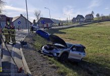 Kolizja dwóch aut w Rozdzielu. Na szczęście nikt nie ucierpiał