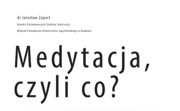 Bochnia. Czwartkowe Spotkanie Muzealne: „Medytacja, czyli co?”
