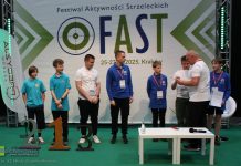 Strzelectwo. Zawodnicy klubu „Młody Strzelec” na zawodach w Krakowie