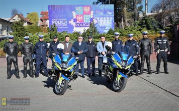 Nowe motocykle BMW trafiły do bocheńskiej drogówki