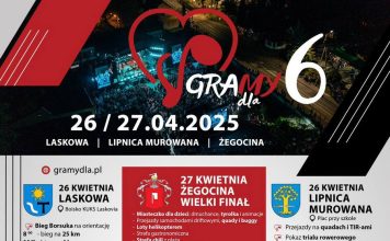 Lipnica, Laskowa, Żegocina: „Gramy dla 6” już w najbliższy weekend!