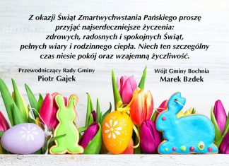 Życzenia od władz Gminy Bochnia