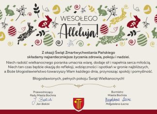 Życzenia od władz Miasta Bochnia