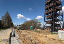 Jadowniki. Przy wieży na Bocheńcu powstaje parking – ZDJĘCIA
