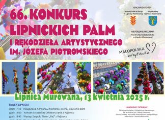 W niedzielę 66. Konkurs Lipnickich Palm i Rękodzieła Artystycznego