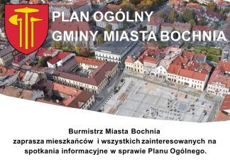 Spotkania informacyjne dotyczące Planu Ogólnego Gminy Miasta Bochnia