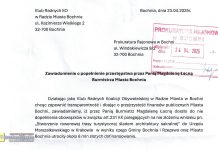 Zawiadomienie do prokuratury na burmistrz Bochni za „niezłożenie wniosku o dotację”