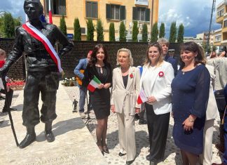 Delegacja z Bochni i powiatu wielickiego na uroczystościach 81. rocznicy bitwy o Monte Cassino