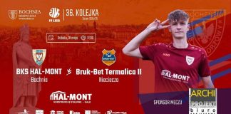 W sobotę BKS zagra w Bochni z rezerwami Termaliki Nieciecza