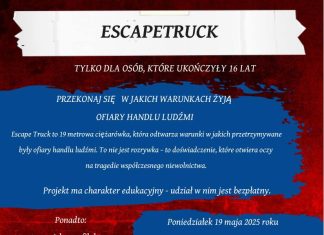 W poniedziałek Escape Truck zaparkuje na Rynku w Bochni