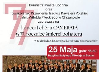 Bochnia. W niedzielę koncert ku czci rotmistrza Pileckiego